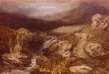 Turner Painting - Montañas Arroyo Coniston Romántico Turner